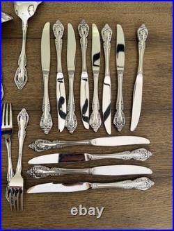 Oneida Community Brahms 65 Pc Stainless Flatware Set Service for 12