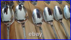 Oneida Community Brahms Stainless Flatware Lot 50 Pc Serv. For 6