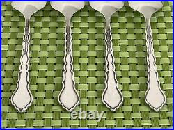 Oneida Community CELLO Stainless 4 Teaspoons Burnished Glossy Flatware A23G