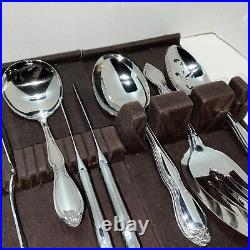 Oneida Community CHATELAINE Stainless Flatware Service For 8 Plus Extra Pcs