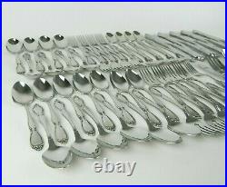 Oneida Community CHATELAINE Stainless Flatware Service for 8 with Extras EUC 70pc