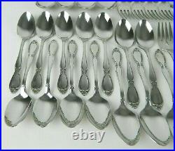 Oneida Community CHATELAINE Stainless Flatware Service for 8 with Extras EUC 70pc