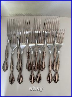 Oneida Community Cantata 63 Pc Stainless Flatware Set Service for 12 MCM