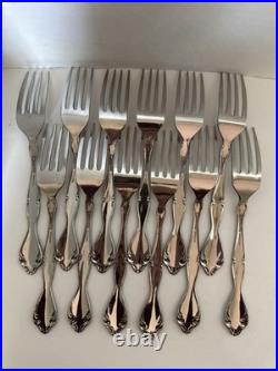 Oneida Community Cantata 63 Pc Stainless Flatware Set Service for 12 MCM