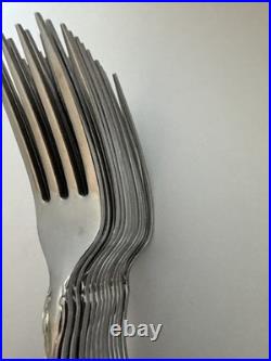 Oneida Community Cantata 63 Pc Stainless Flatware Set Service for 12 MCM Oneida Community Cantata 63 Pc Stainless Flatware Set Service for 12 MCM