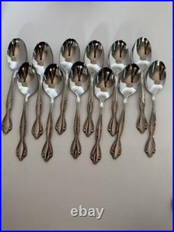 Oneida Community Cantata 63 Pc Stainless Flatware Set Service for 12 MCM