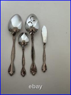 Oneida Community Cantata 63 Pc Stainless Flatware Set Service for 12 MCM