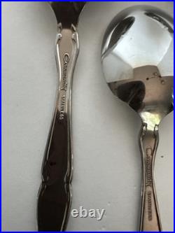 Oneida Community Cantata 63 Pc Stainless Flatware Set Service for 12 MCM