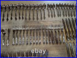 Oneida Community Cantata 83 PIECES SET Stainless Flatware 16 Place (-2 Teaspns)