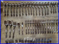 Oneida Community Cantata 83 PIECES SET Stainless Flatware 16 Place (-2 Teaspns)
