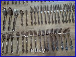 Oneida Community Cantata 83 PIECES SET Stainless Flatware 16 Place (-2 Teaspns)