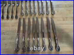Oneida Community Cantata 83 PIECES SET Stainless Flatware 16 Place (-2 Teaspns)