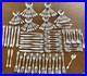 Oneida Community Cantata Glossy Stainless Flatware Set 110 Pc USA China Vintage