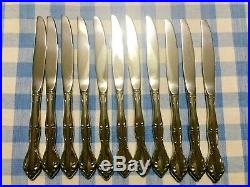 Oneida Community Cantata Glossy stainless Flatware Set 56 pieces 10+ Settings