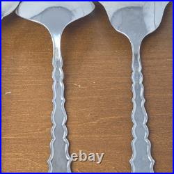 Oneida Community Cello Satinique 81 Pc Stainless Steel Flatware Set + Serving Pc