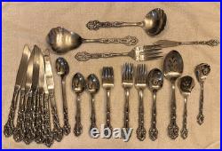 Oneida Community Chandelier Stainless Flatware 43 Piece Serving Utensils Nice
