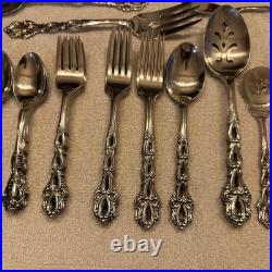 Oneida Community Chandelier Stainless Flatware 43 Piece Serving Utensils Nice