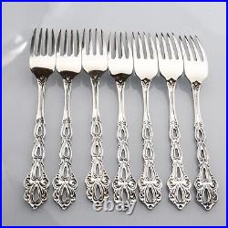 Oneida Community Chandelier Stainless Steel 7 Dinner Forks MINT