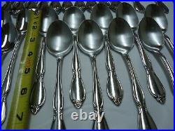 Oneida Community Chatelaine Stainless Flatware 67-pieces