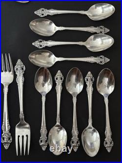 Oneida Community Cherbourg Stainless Silverware Flatware 64 pc. WithServing pcs