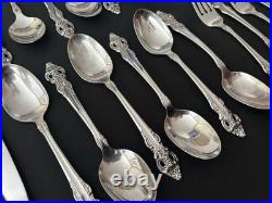 Oneida Community Cherbourg Stainless Silverware Flatware 64 pc. WithServing pcs