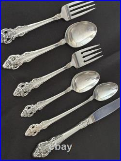 Oneida Community Cherbourg Stainless Silverware Flatware 64 pc. WithServing pcs