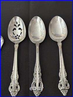 Oneida Community Cherbourg Stainless Silverware Flatware 64 pc. WithServing pcs