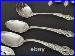 Oneida Community Cherbourg Stainless Silverware Flatware 64 pc. WithServing pcs