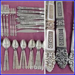 Oneida Community Coronation Stainless Flatware Set Of 66 Pieces
