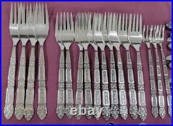 Oneida Community Coronation Stainless Flatware Set Of 66 Pieces