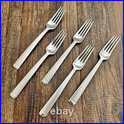 Oneida Community FROST (5) Dinner Fork Stainless 7 3/4in Replacement Satin