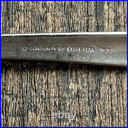 Oneida Community FROST (5) Dinner Fork Stainless 7 3/4in Replacement Satin