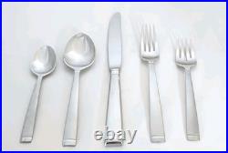 Oneida Community FROST Stainless Flatware USA Frosted Handle CHOICE 5 PC Sets