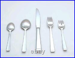 Oneida Community FROST Stainless Flatware USA Frosted Handle CHOICE 5 PC Sets