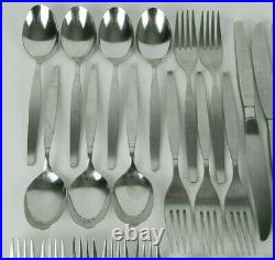 Oneida Community FROSTFIRE Stainless Flatware Set Service for 5+ 53pc