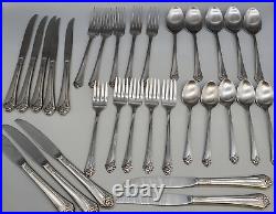 Oneida Community Fantasy Rose Flatware Lot 30 Pc 5 Settings