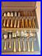 Oneida Community Flatware Golden Royal Chippendale 47 Piece Set Vintage