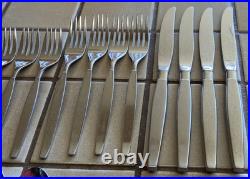 Oneida Community Frostfire MCM Stainless Flatware 24 Pc Set Svc For 4 + Serving