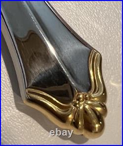 Oneida Community GOLDEN KENWOOD Stainless Flatware 27PC Set with Serving Pieces