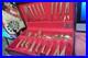 Oneida Community Golden Stainless Silverware Flatware 71pc