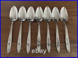 Oneida Community MY ROSE Stainless Flatware Set 44 Pieces VGC