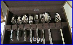 Oneida Community Madrid Black & No Accent Stainless Flatware + Serving Lot 51 Bx