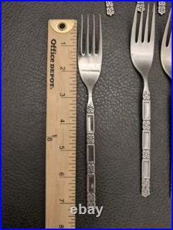 Oneida Community Madrid Flatware Stainless No Black Accent Serving 43 Pc