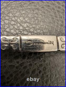 Oneida Community Madrid Flatware Stainless No Black Accent Serving 43 Pc