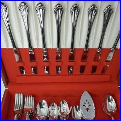 Oneida Community Marquette Flatware Stainless Steel Set 59 pieces & box