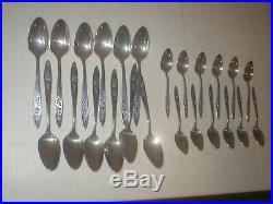 Oneida Community My Rose Stainless Steel 158pc 12 Place Setting Set Flatware Exc