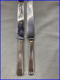 Oneida Community NOBLESSE Silver Plate 1930 Art Deco Stainless Flatware
