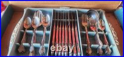 Oneida Community Paul Revere Flatware Stainless Steel 48 Pieces With Plastic Tray