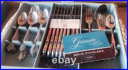 Oneida Community Paul Revere Flatware Stainless Steel 48 Pieces With Plastic Tray