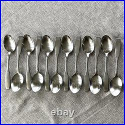 Oneida Community Paul Revere II Stainless Flatware 66 Pc Set Glossy USA